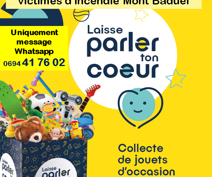 Opération Collecte de jouets pour enfants victimes d'incendie